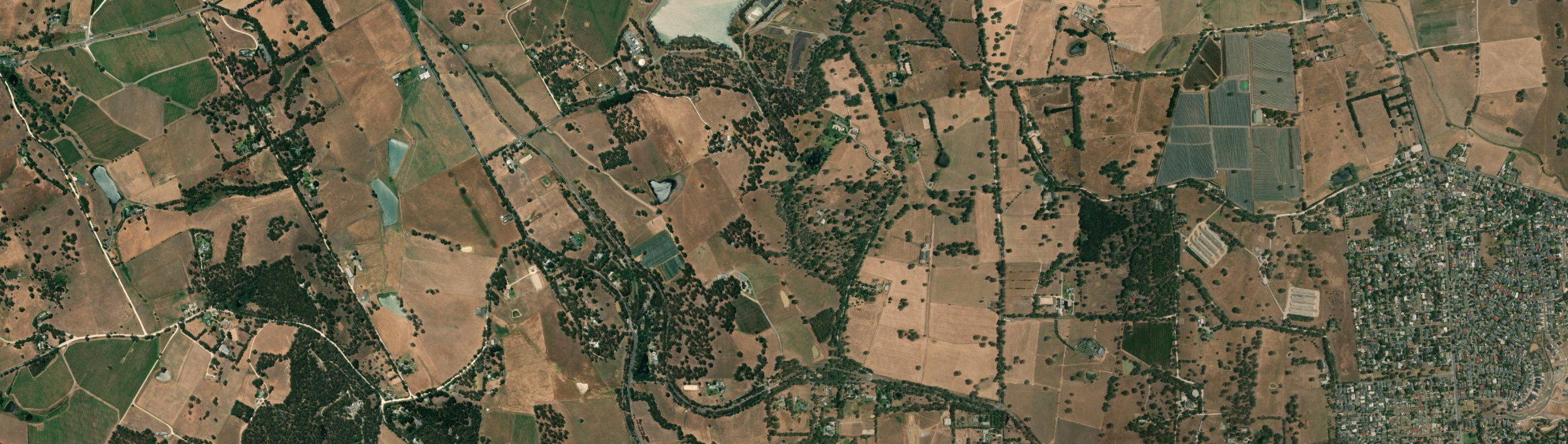 Aerial view of Mount Barker Junction, SA