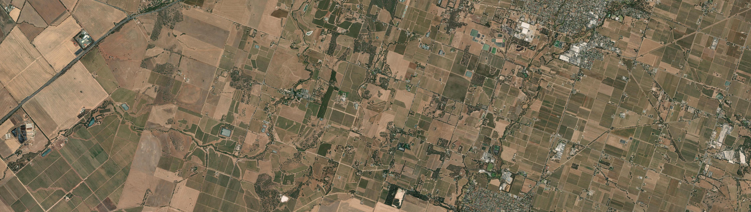 Aerial view of Marananga, SA