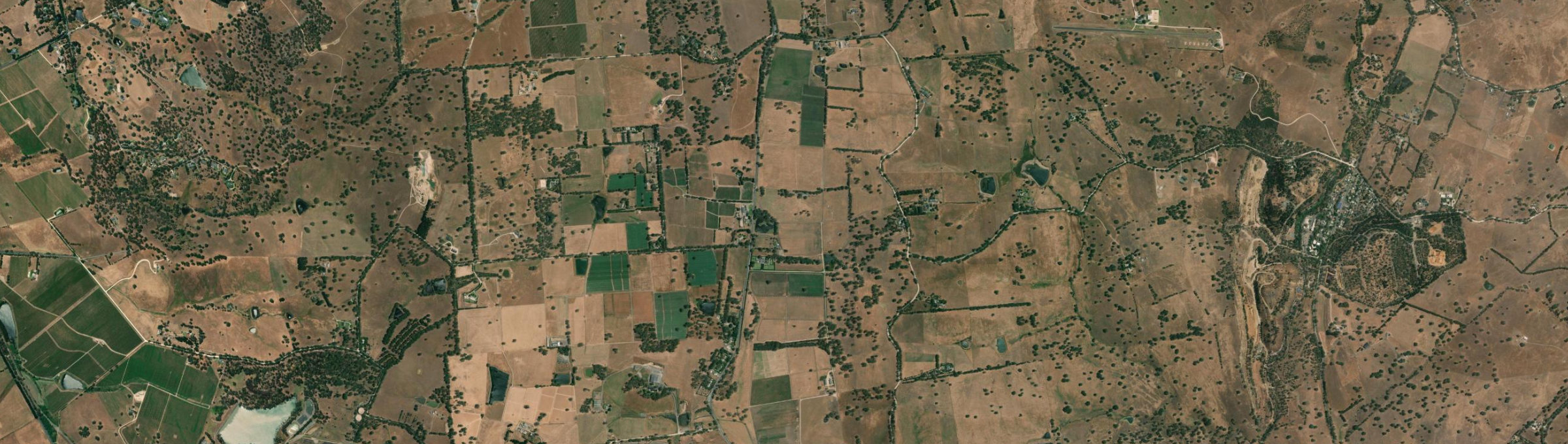 Aerial view of Hay Valley, SA