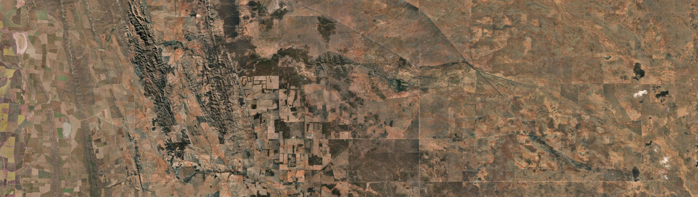 Aerial view of Bundey, SA