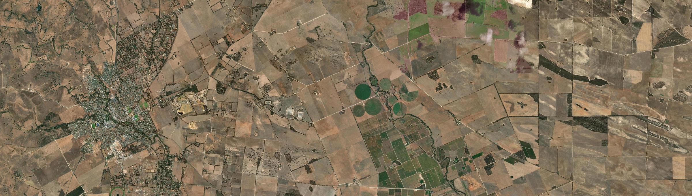 Aerial view of Bletchley, SA