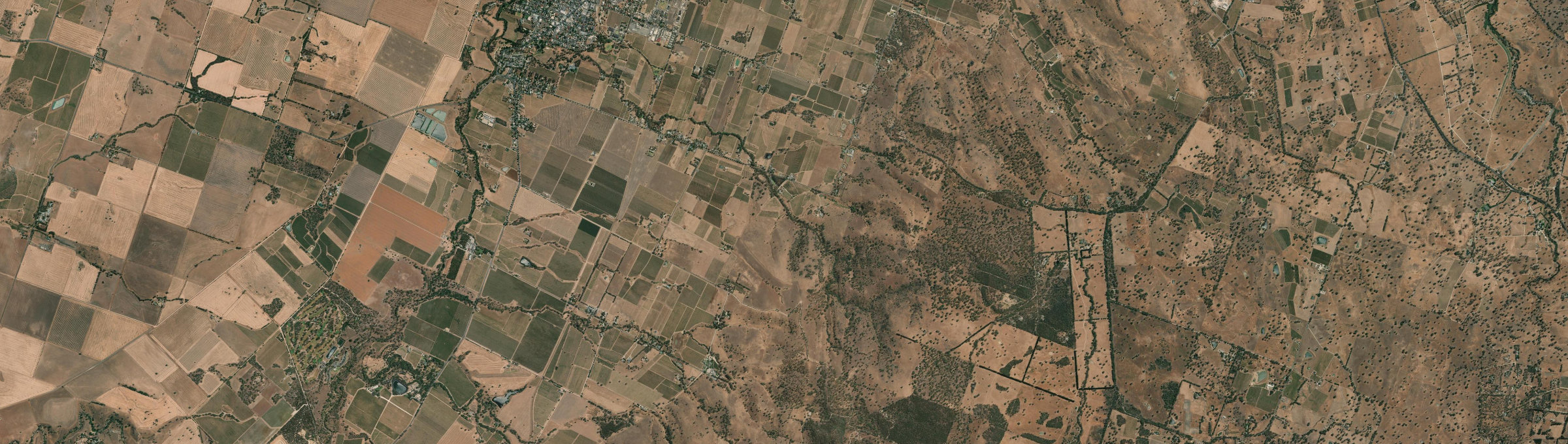 Aerial view of Bethany, SA