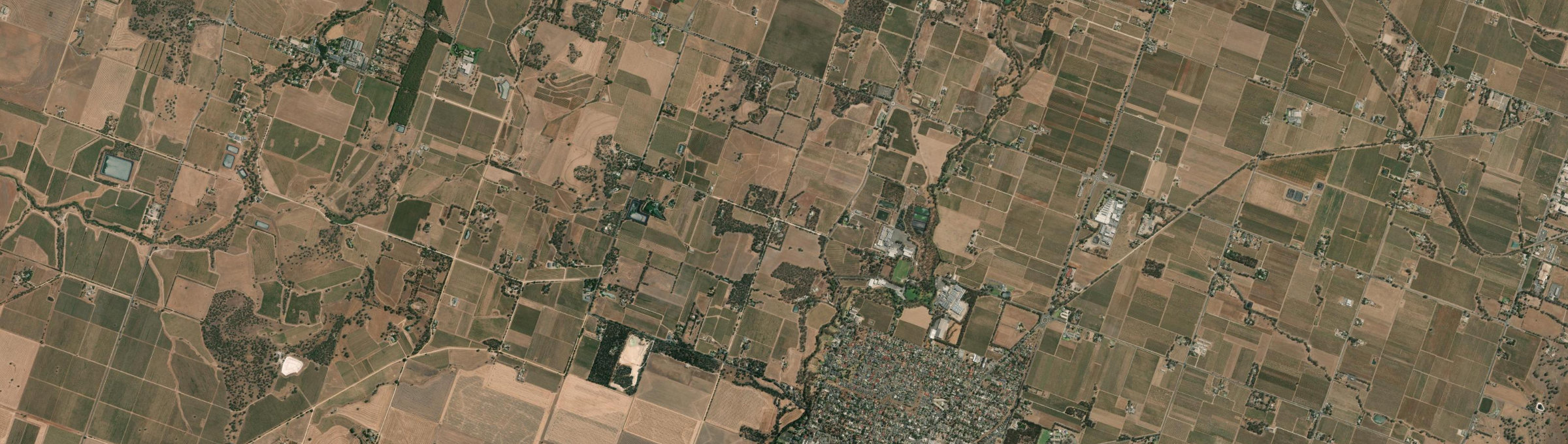 Aerial view of Stone Well, SA
