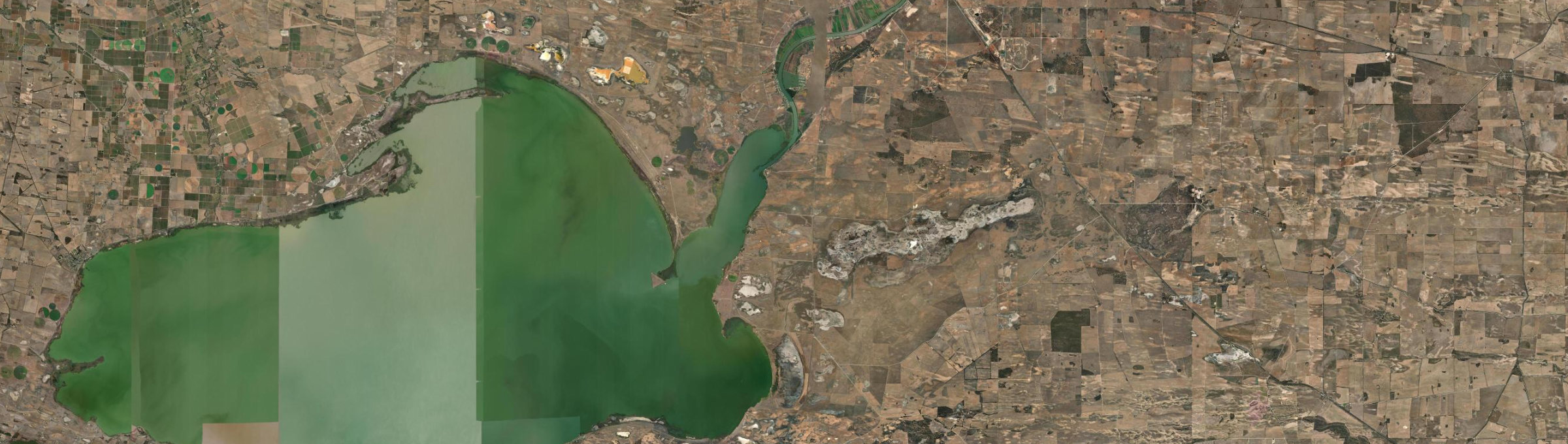 Aerial view of Wellington East, SA