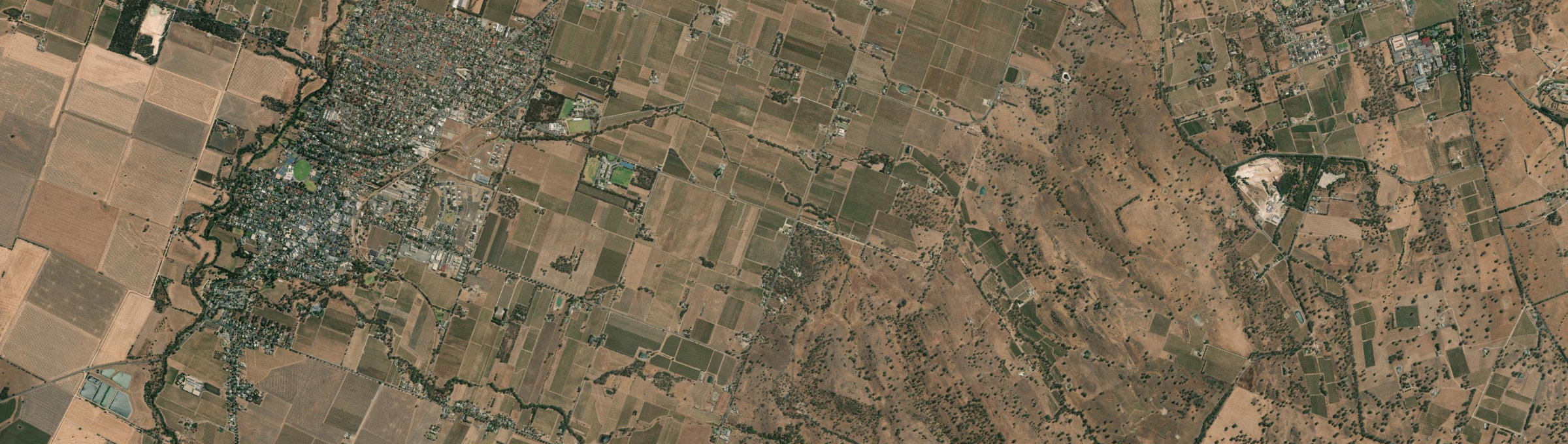 Aerial view of Vine Vale, SA