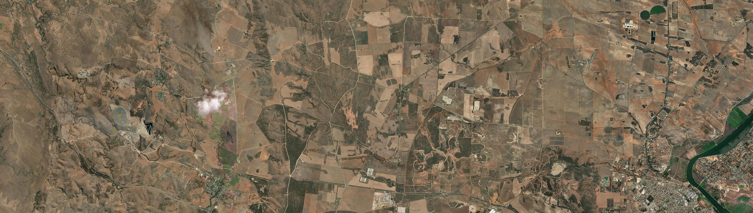 Aerial view of Monarto, SA