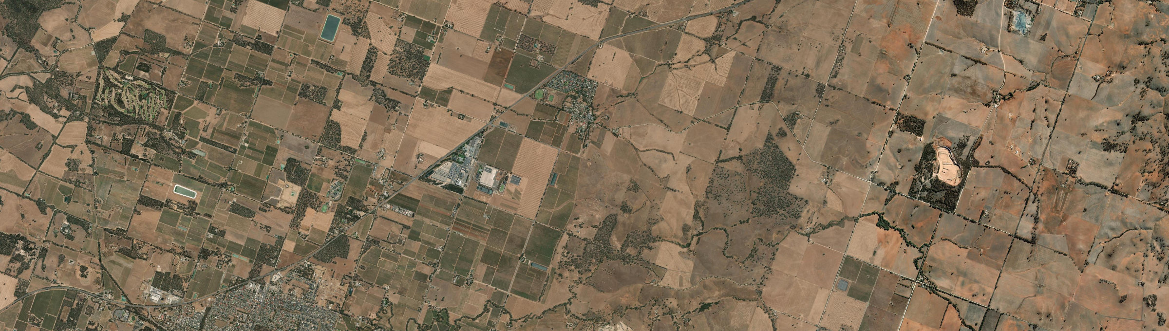 Aerial view of Stockwell, SA