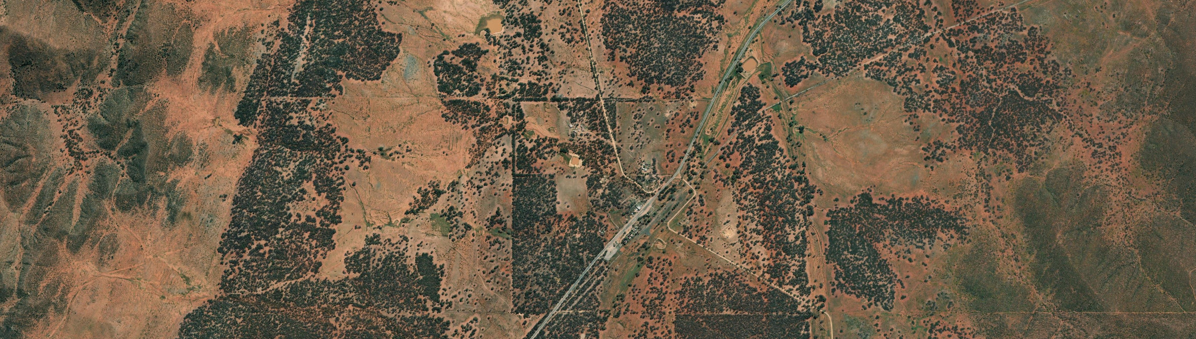 Aerial view of Oodla Wirra, SA