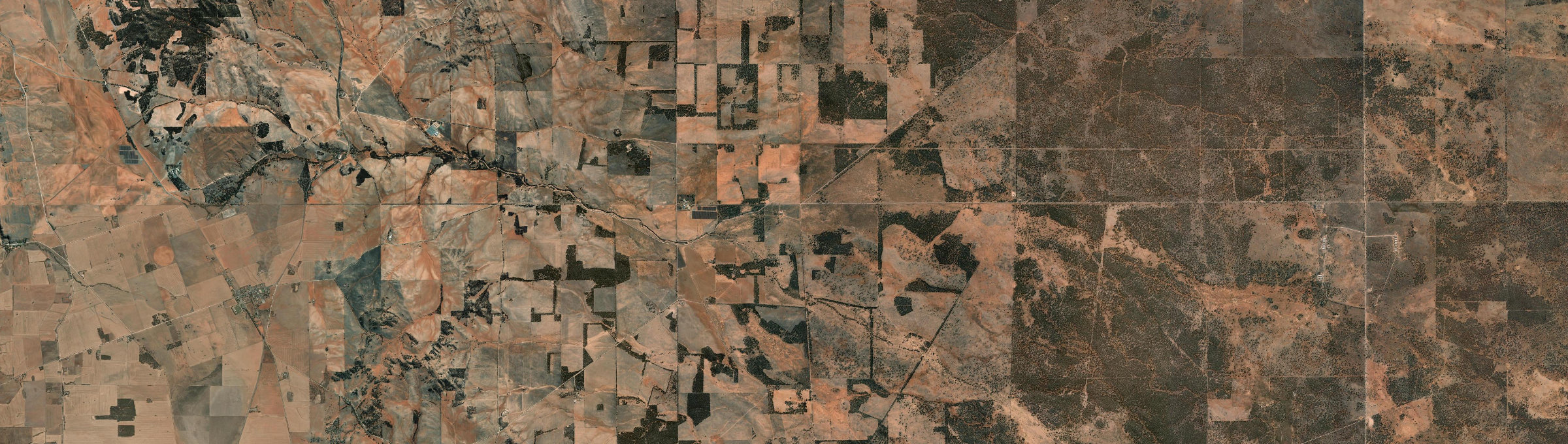 Aerial view of Geranium Plains, SA
