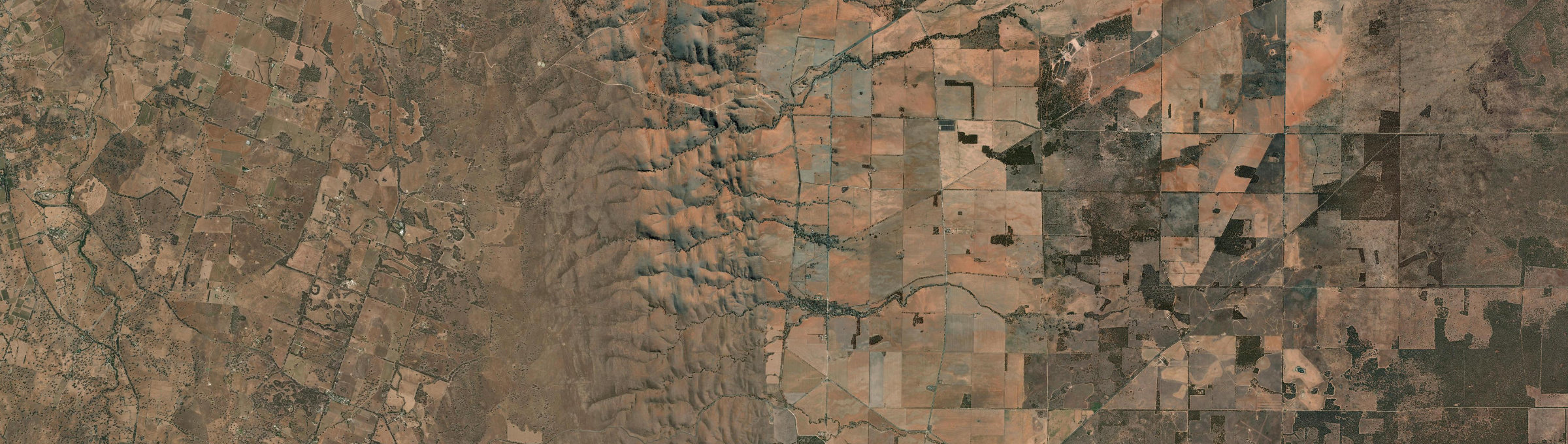 Aerial view of Towitta, SA