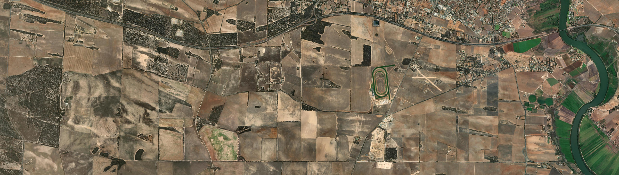Aerial view of Gifford Hill, SA