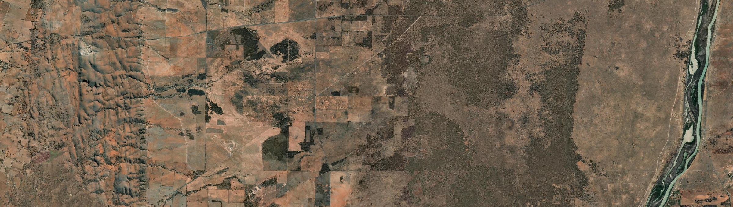 Aerial view of Sandleton, SA
