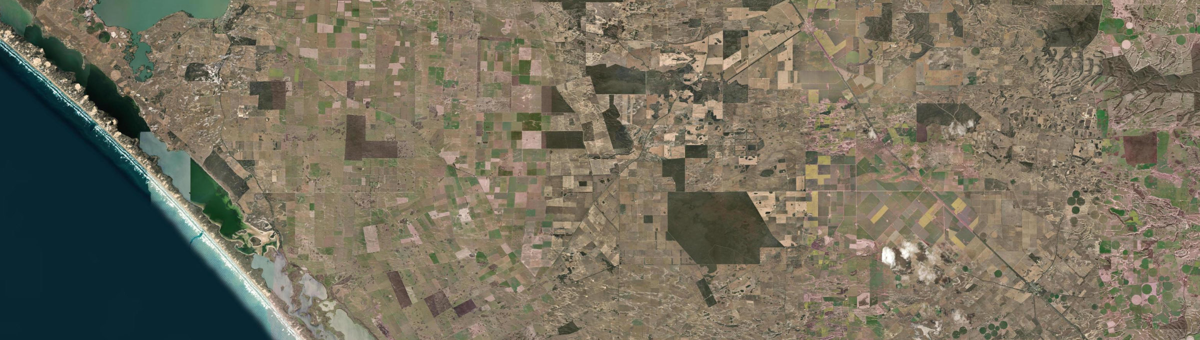 Aerial view of Field, SA