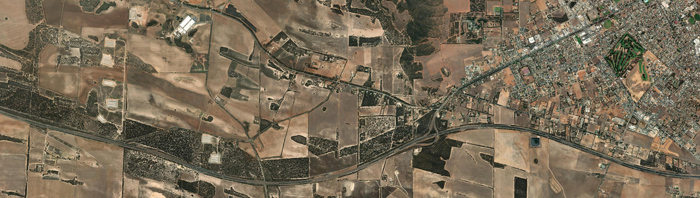 Aerial view of White Hill, SA