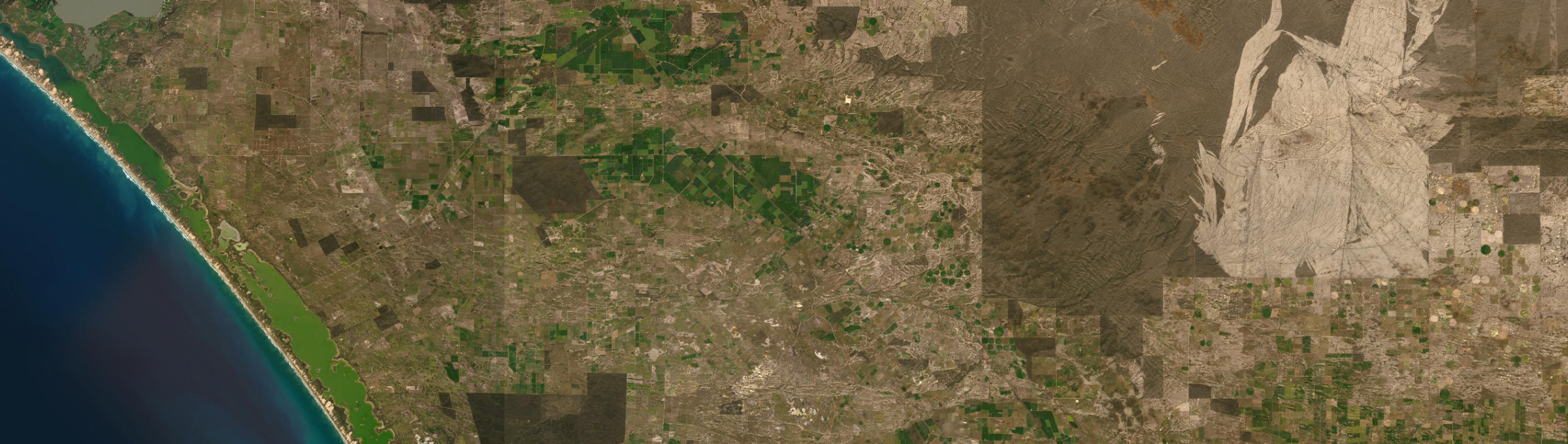 Aerial view of Tintinara, SA