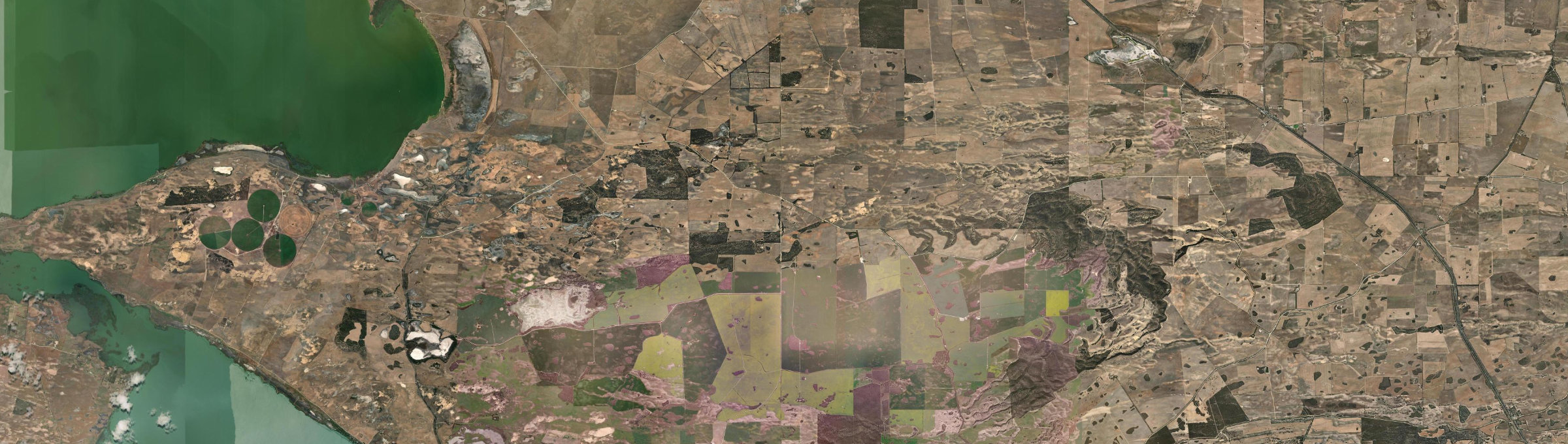 Aerial view of Malinong, SA