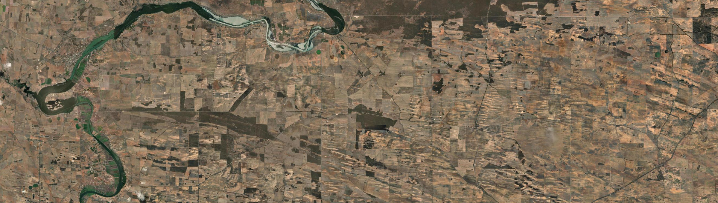 Aerial view of Bowhill, SA