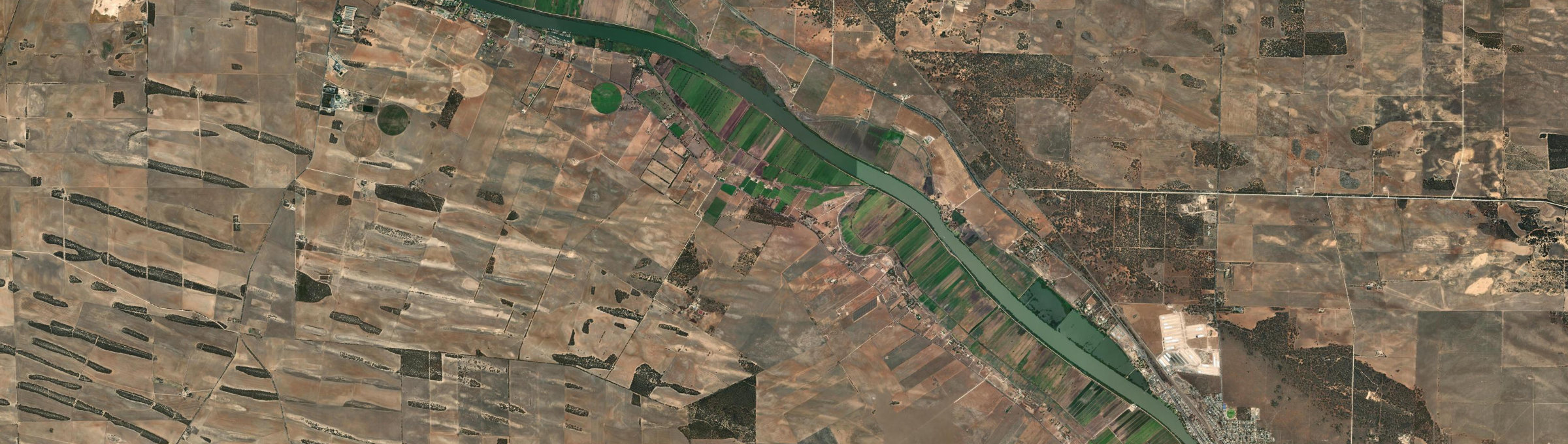 Aerial view of Woods Point (SA), SA