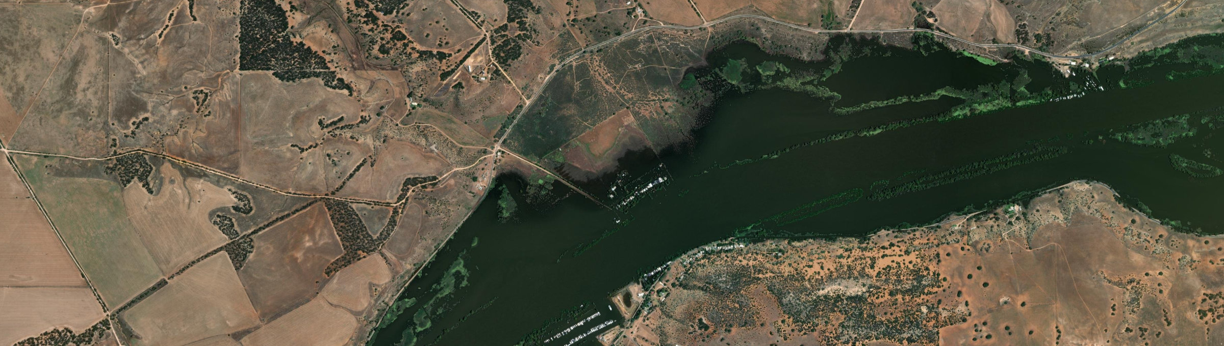 Aerial view of Pellaring Flat, SA