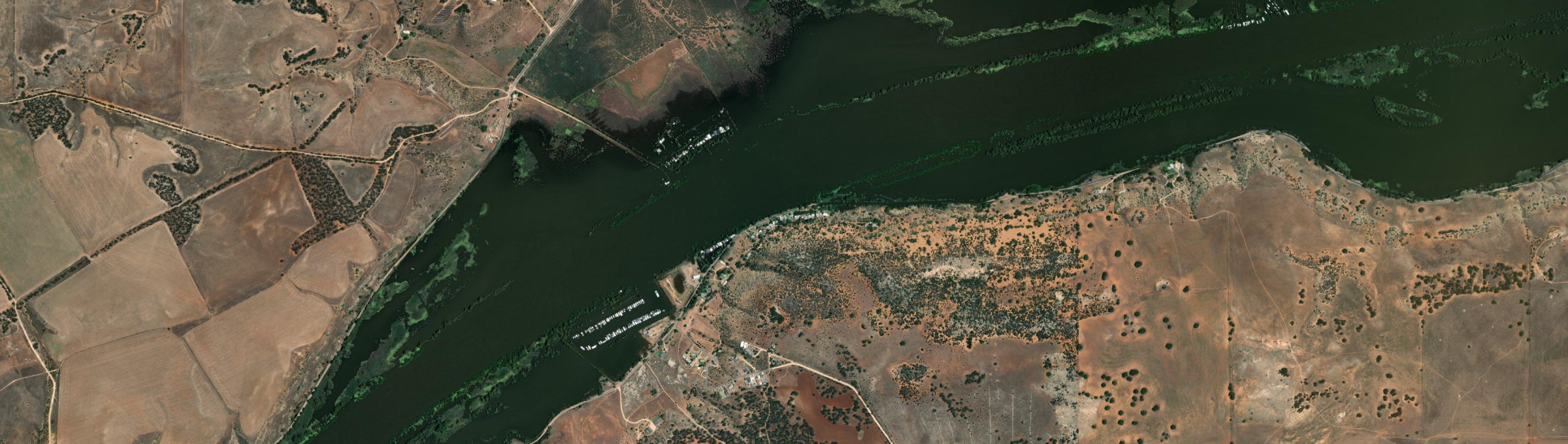 Aerial view of Five Miles, SA