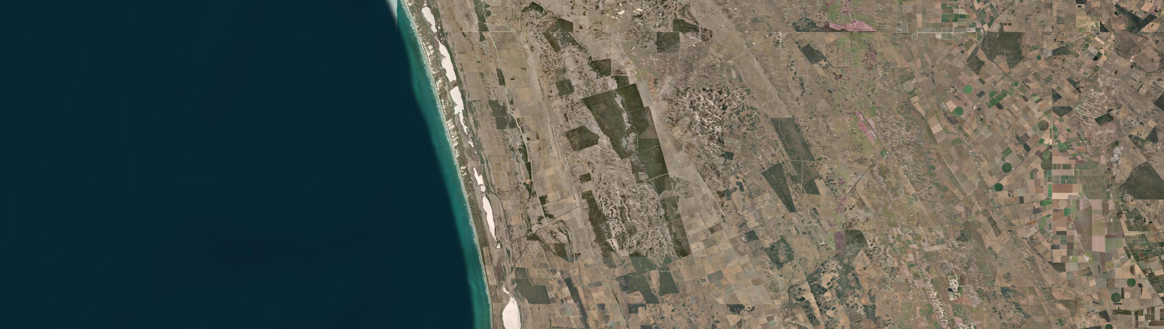 Aerial view of Taratap, SA