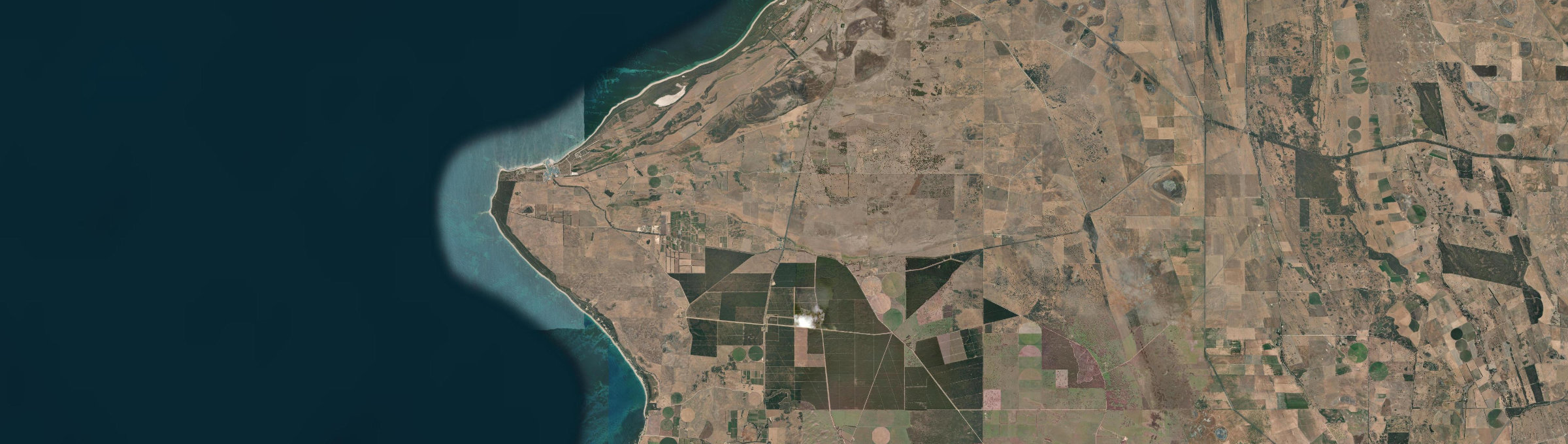 Aerial view of Wangolina, SA