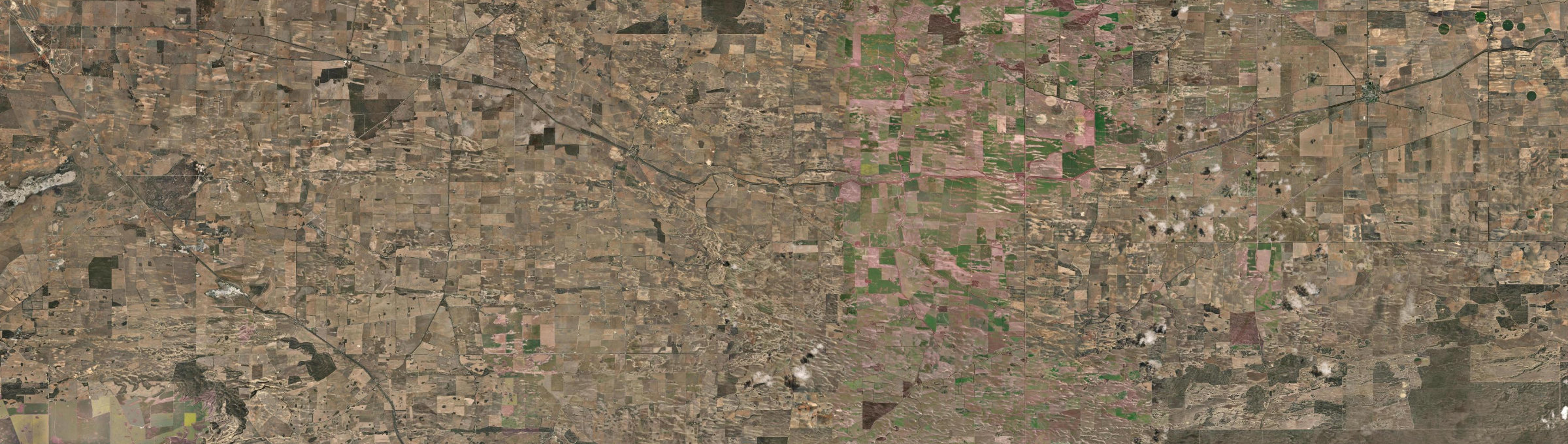 Aerial view of Jabuk, SA