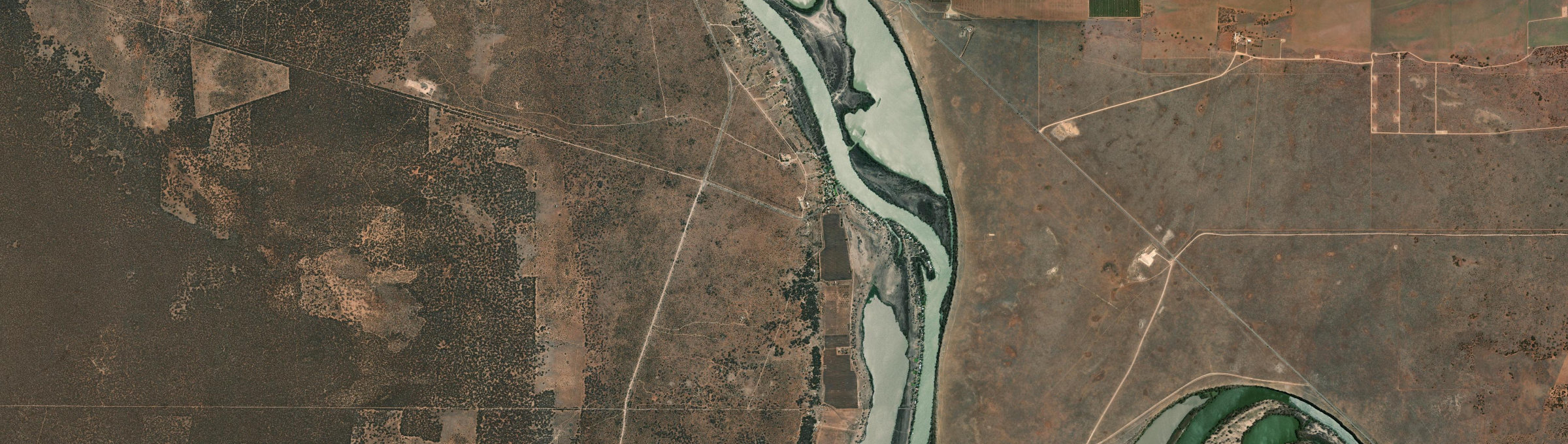 Aerial view of Punyelroo, SA
