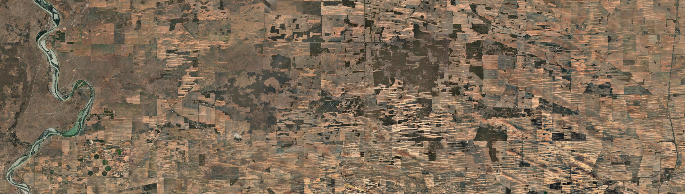 Aerial view of Mercunda, SA
