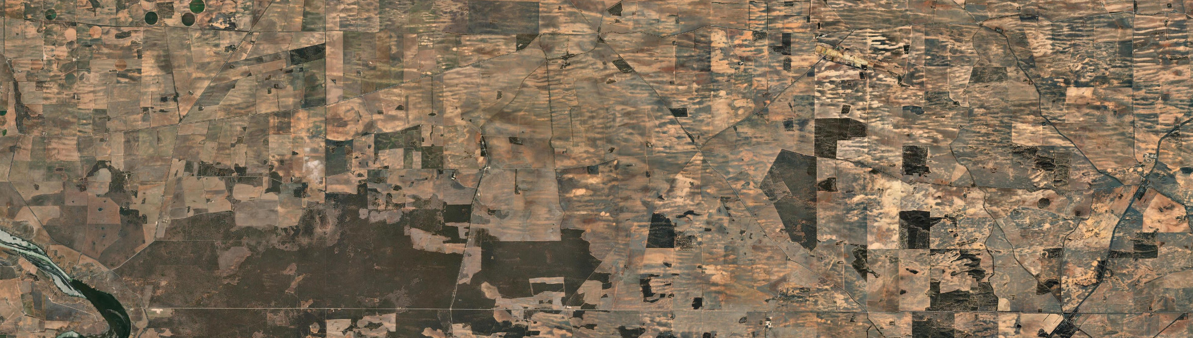 Aerial view of Copeville, SA