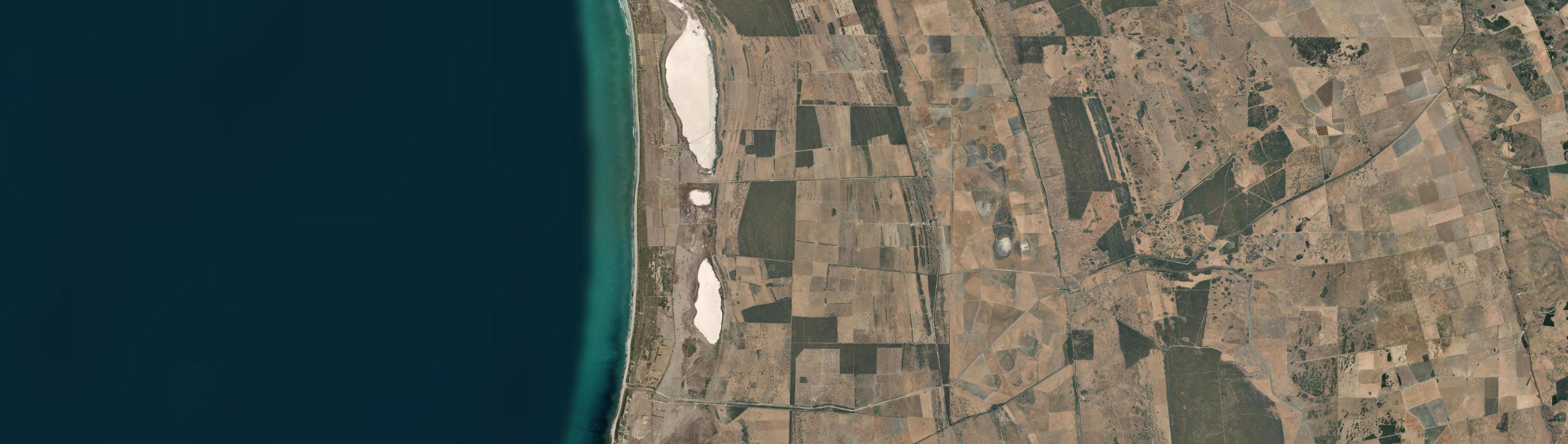 Aerial view of West Range, SA