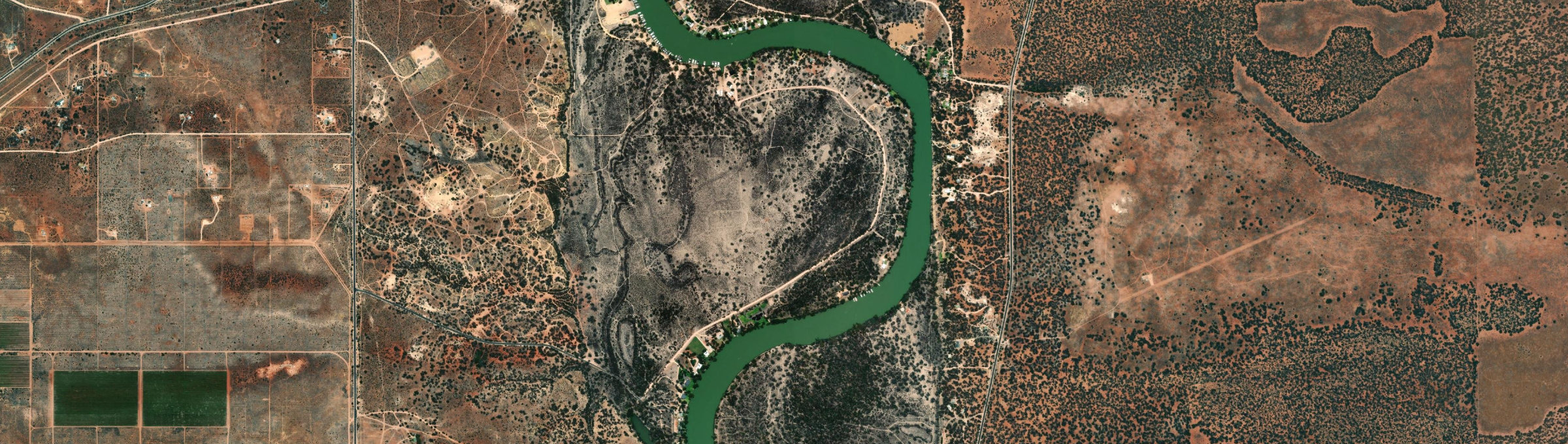 Aerial view of Morphetts Flat, SA