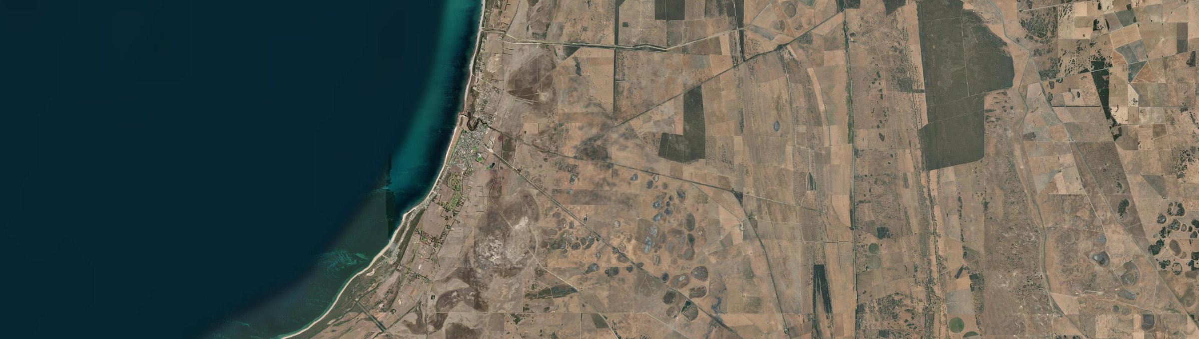 Aerial view of Kingston Se, SA
