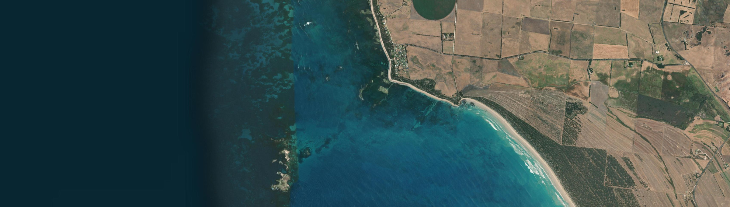 Aerial view of Boatswain Point, SA