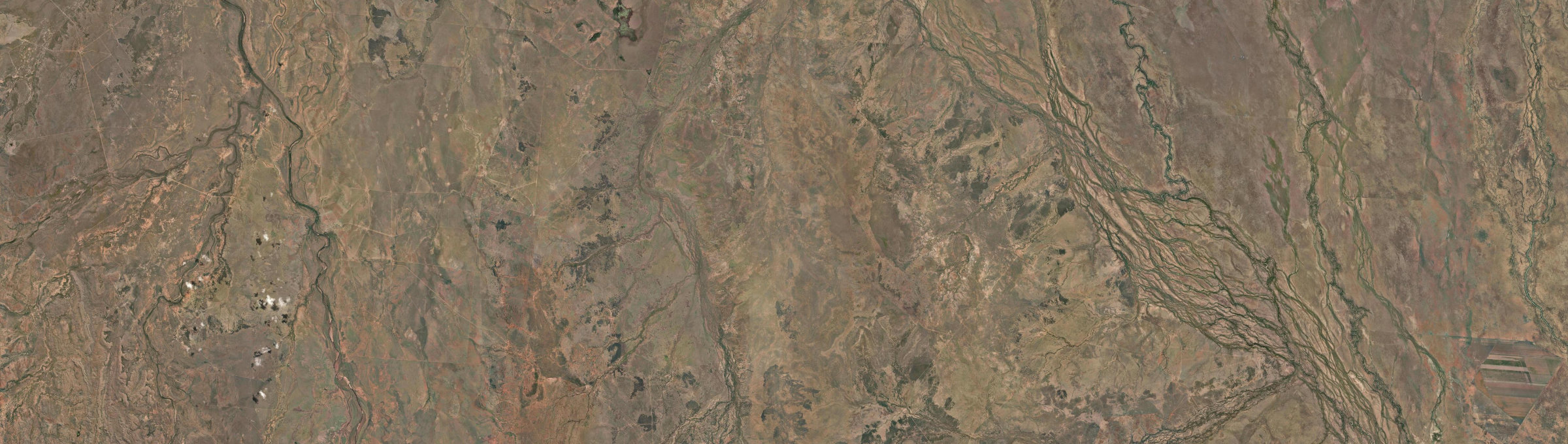 Aerial view of Four Ways, QLD