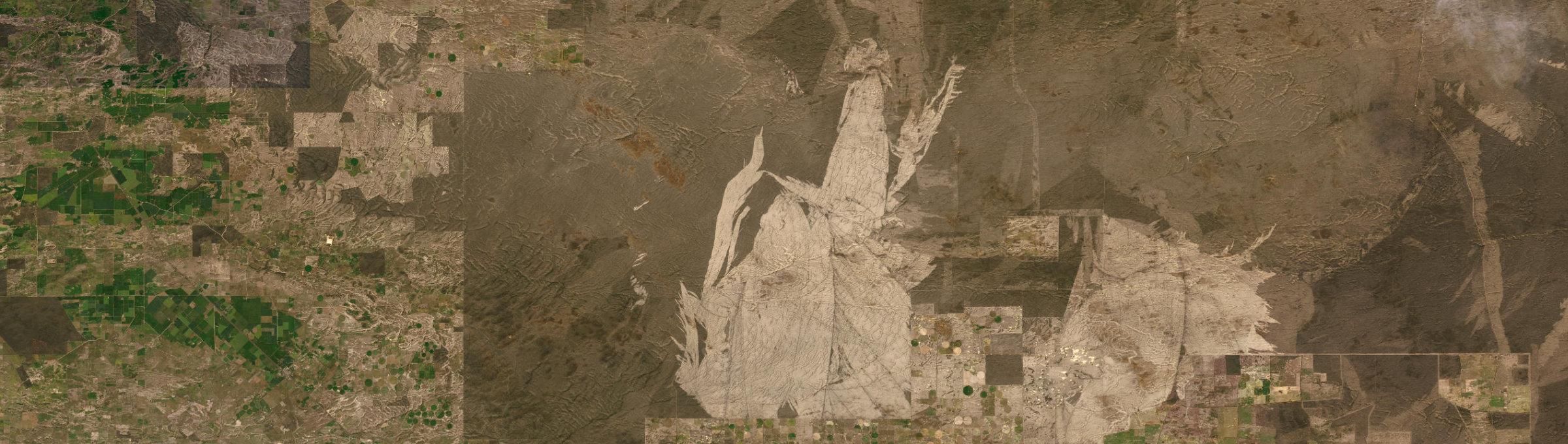 Aerial view of Ngarkat, SA