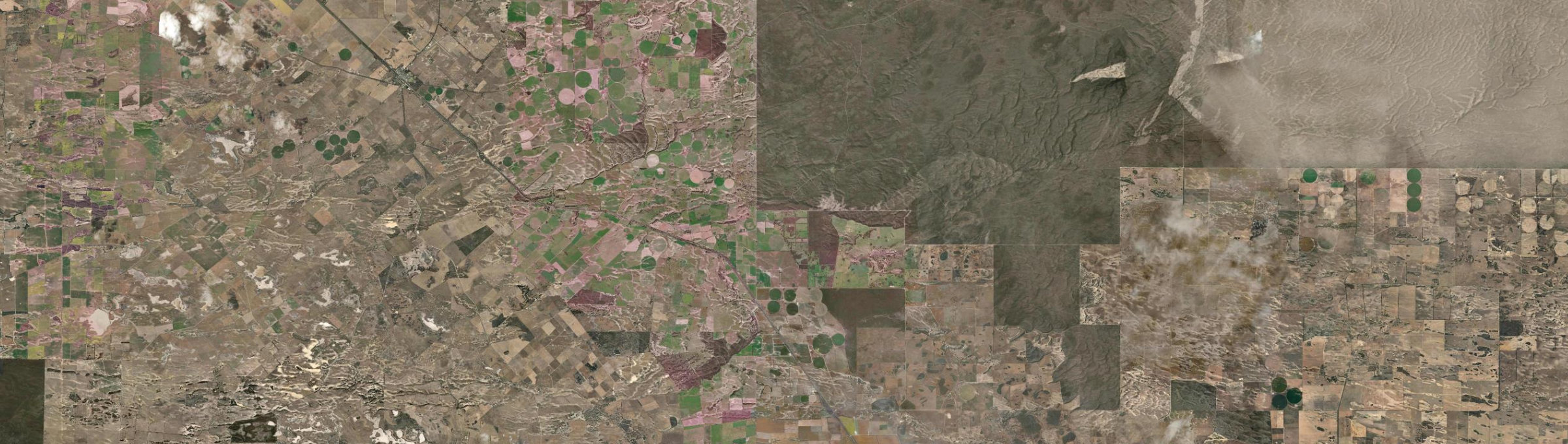 Aerial view of Coombe, SA