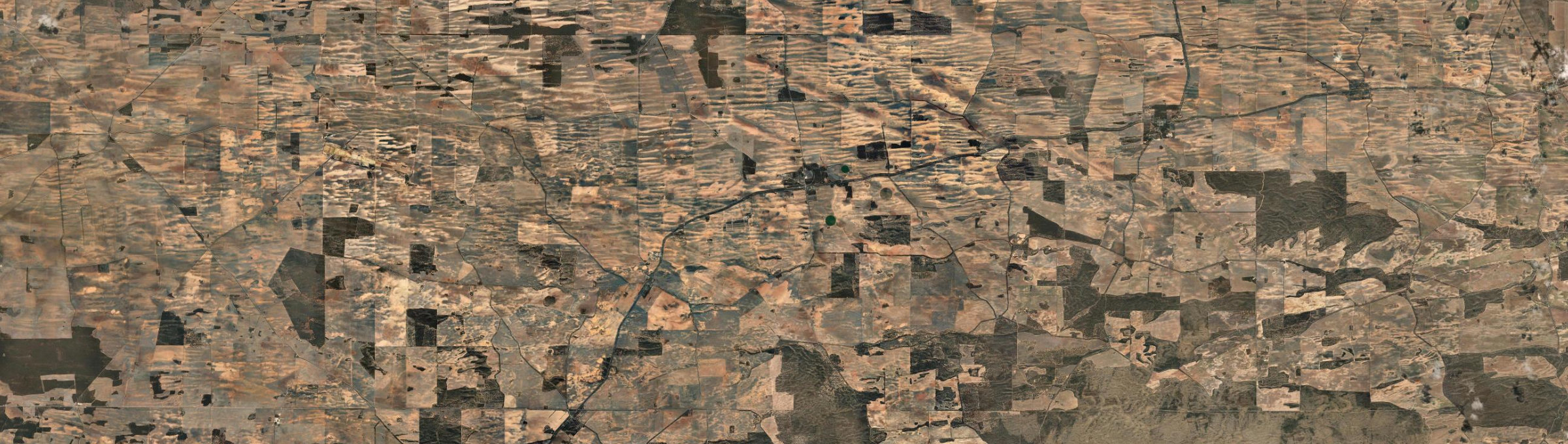 Aerial view of Wanbi, SA