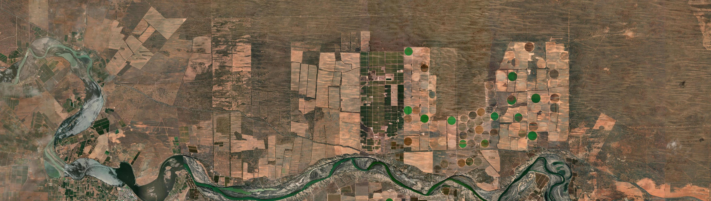 Aerial view of Devlins Pound, SA
