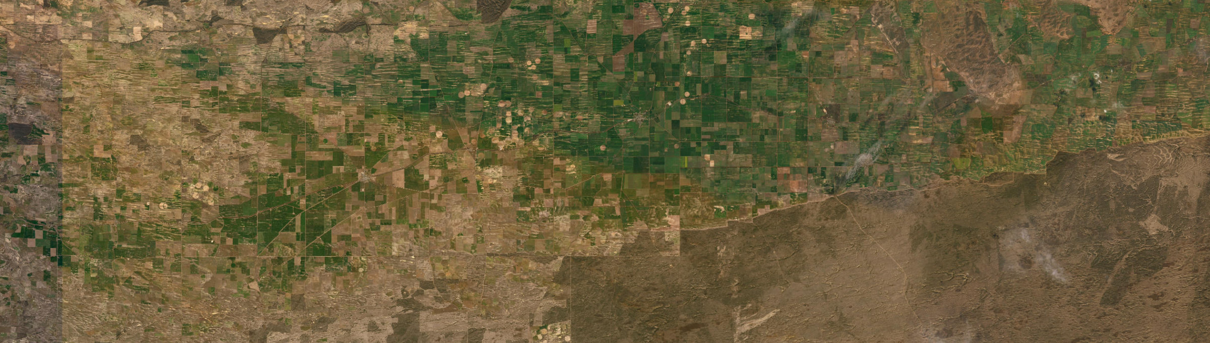 Aerial view of Pinnaroo, SA