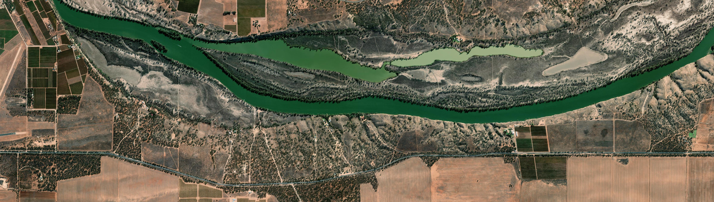 Aerial view of Lowbank, SA