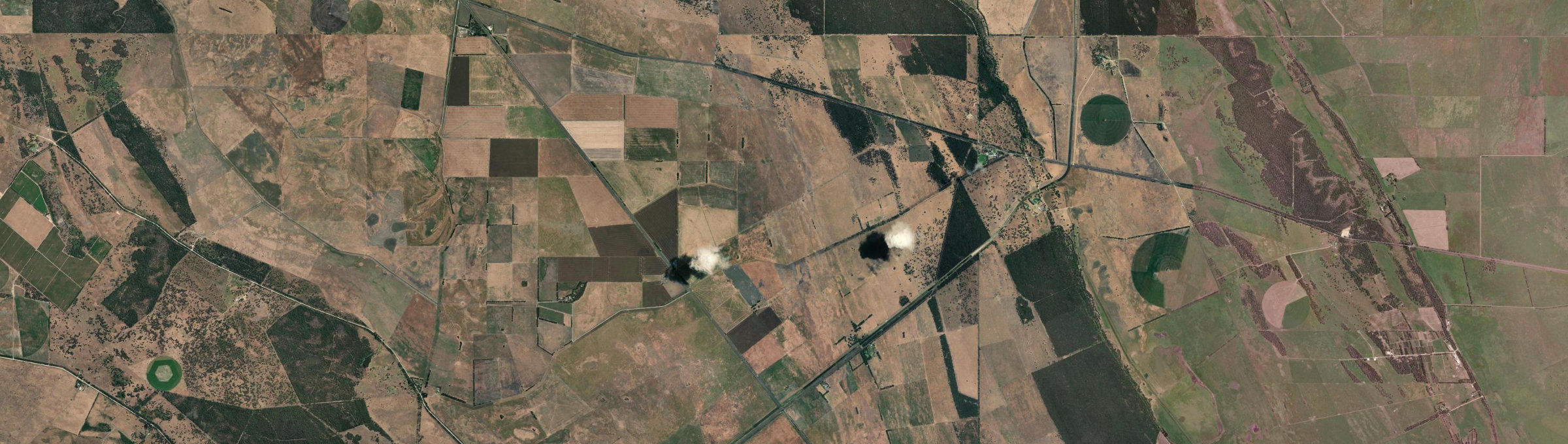 Aerial view of Kangaroo Inn, SA