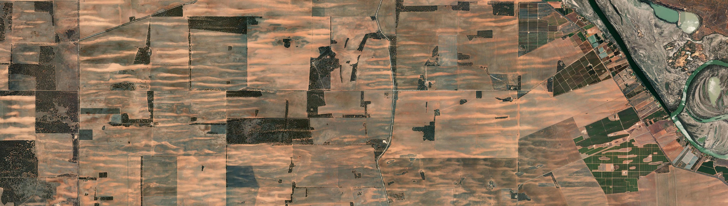Aerial view of Wappilka, SA