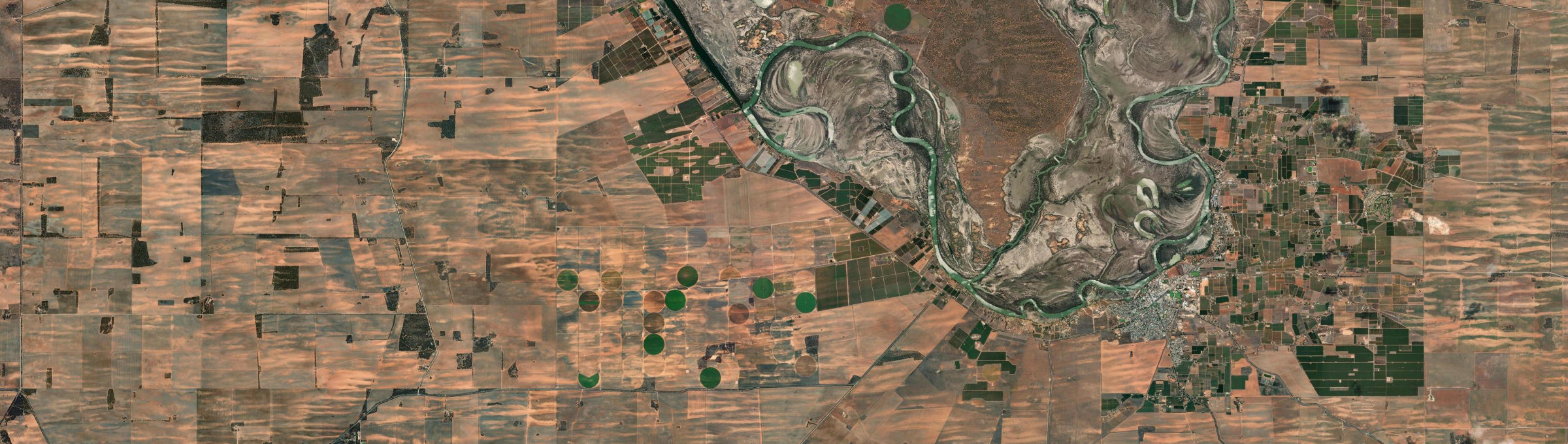 Aerial view of Pyap, SA