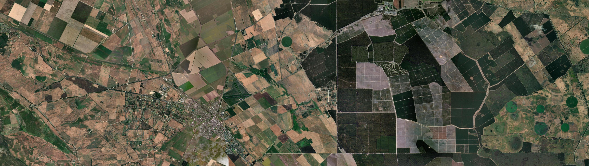 Aerial view of Rocky Camp, SA