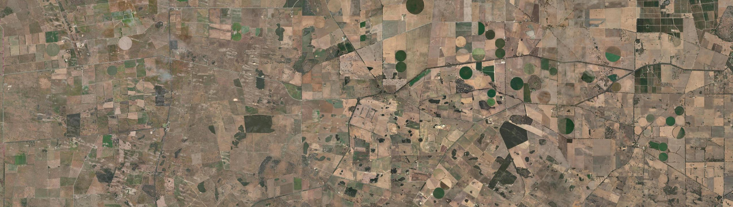 Aerial view of Kongal, SA