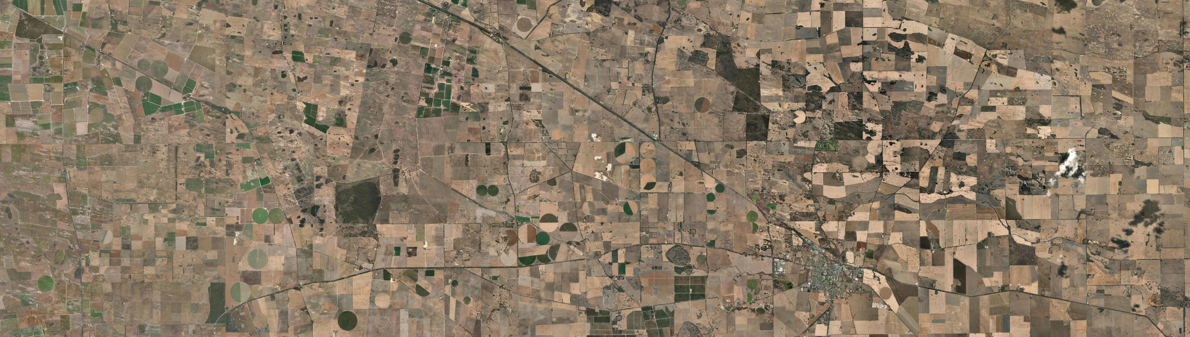 Aerial view of Cannawigara, SA