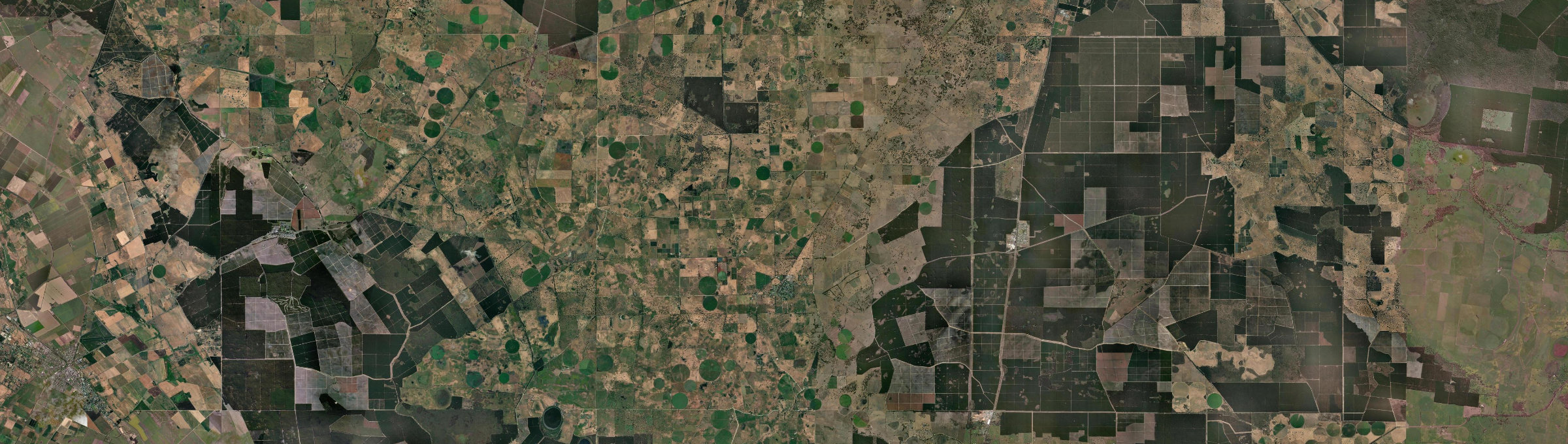Aerial view of Kalangadoo, SA