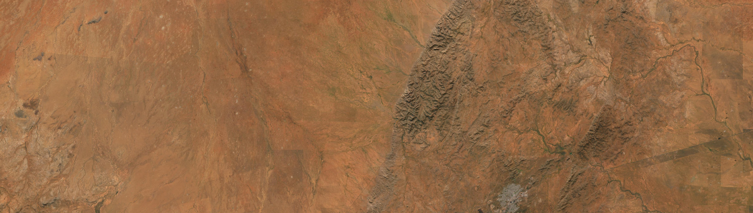 Aerial view of Silverton (NSW), NSW