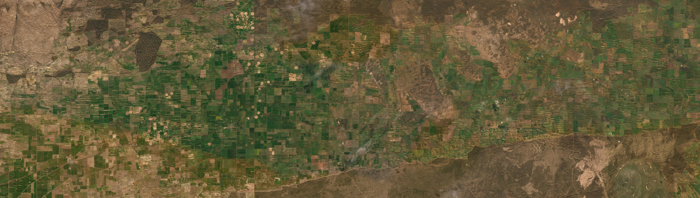 Aerial view of Murrayville, VIC